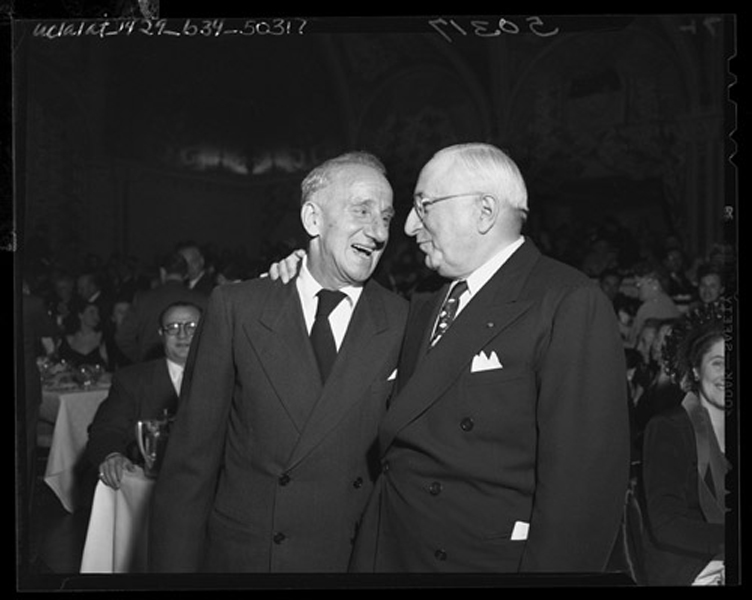 Джимми Дюрант и Луис Майер, Лос-Анджелес, штат Калифорния, США, 1948 г.