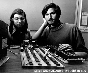 Стивен Возняк и Стивен Джобс, 1976 г.